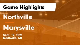 Northville  vs Marysville  Game Highlights - Sept. 19, 2023