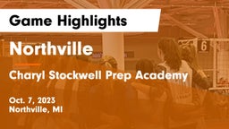 Northville  vs Charyl Stockwell Prep Academy Game Highlights - Oct. 7, 2023