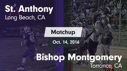 Matchup: St. Anthony High vs. Bishop Montgomery  2016