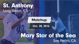 Matchup: St. Anthony High vs. Mary Star of the Sea  2016