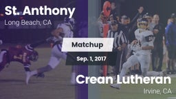 Matchup: St. Anthony High vs. Crean Lutheran  2017