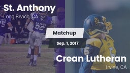 Matchup: St. Anthony High vs. Crean Lutheran  2017
