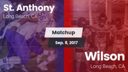 Matchup: St. Anthony High vs. Wilson  2017