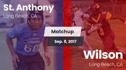 Matchup: St. Anthony High vs. Wilson  2017