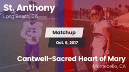 Matchup: St. Anthony High vs. Cantwell-Sacred Heart of Mary  2017