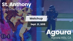 Matchup: St. Anthony High vs. Agoura  2018