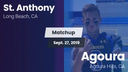 Matchup: St. Anthony High vs. Agoura  2019