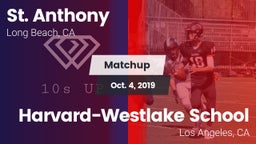 Matchup: St. Anthony High vs. Harvard-Westlake School 2019