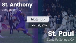 Matchup: St. Anthony High vs. St. Paul  2019