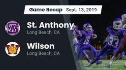 Recap: St. Anthony  vs. Wilson  2019