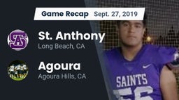 Recap: St. Anthony  vs. Agoura  2019