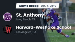 Recap: St. Anthony  vs. Harvard-Westlake School 2019
