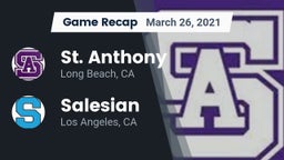 Recap: St. Anthony  vs. Salesian  2021