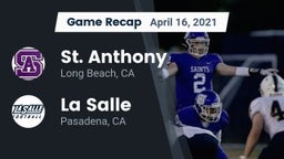 Recap: St. Anthony  vs. La Salle  2021