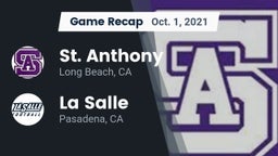 Recap: St. Anthony  vs. La Salle  2021