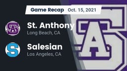 Recap: St. Anthony  vs. Salesian  2021