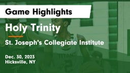 Holy Trinity  vs St. Joseph's Collegiate Institute Game Highlights - Dec. 30, 2023