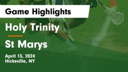 Holy Trinity  vs St Marys  Game Highlights - April 13, 2024