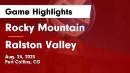 Rocky Mountain  vs Ralston Valley  Game Highlights - Aug. 24, 2023