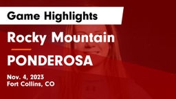 Rocky Mountain  vs PONDEROSA  Game Highlights - Nov. 4, 2023