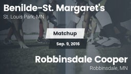 Matchup: Benilde-St. vs. Robbinsdale Cooper  2016