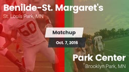 Matchup: Benilde-St. vs. Park Center  2016