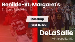 Matchup: Benilde-St. vs. DeLaSalle  2017