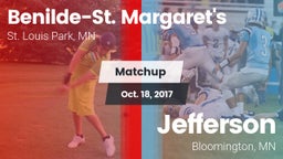 Matchup: Benilde-St. vs. Jefferson  2017