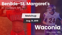 Matchup: Benilde-St. vs. Waconia  2018