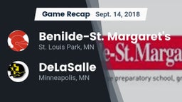 Recap: Benilde-St. Margaret's  vs. DeLaSalle  2018