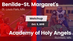 Matchup: Benilde-St. vs. Academy of Holy Angels  2018