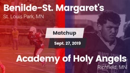 Matchup: Benilde-St. vs. Academy of Holy Angels  2019