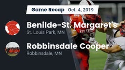 Recap: Benilde-St. Margaret's  vs. Robbinsdale Cooper  2019