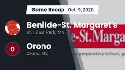 Recap: Benilde-St. Margaret's  vs. Orono  2020