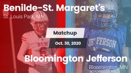 Matchup: Benilde-St. vs. Bloomington Jefferson  2020