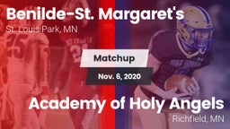 Matchup: Benilde-St. vs. Academy of Holy Angels  2020