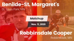 Matchup: Benilde-St. vs. Robbinsdale Cooper  2020