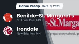 Recap: Benilde-St. Margaret's  vs. Irondale  2021