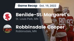 Recap: Benilde-St. Margaret's  vs. Robbinsdale Cooper  2022