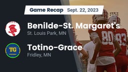 Recap: Benilde-St. Margaret's  vs. Totino-Grace  2023