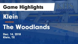 Klein  vs The Woodlands  Game Highlights - Dec. 14, 2018