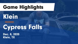Klein  vs Cypress Falls  Game Highlights - Dec. 8, 2020