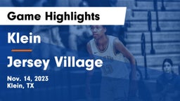Klein  vs Jersey Village  Game Highlights - Nov. 14, 2023