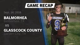 Recap: Balmorhea  vs. Glasscock County  2016