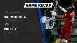 Recap: Balmorhea  vs. Valley  2016