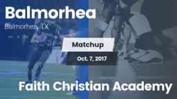 Matchup: Balmorhea High Schoo vs. Faith Christian Academy 2017
