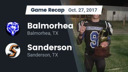 Recap: Balmorhea  vs. Sanderson  2017