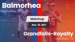 Matchup: Balmorhea High Schoo vs. Grandfalls-Royalty  2017