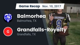 Recap: Balmorhea  vs. Grandfalls-Royalty  2017