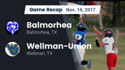 Recap: Balmorhea  vs. Wellman-Union  2017